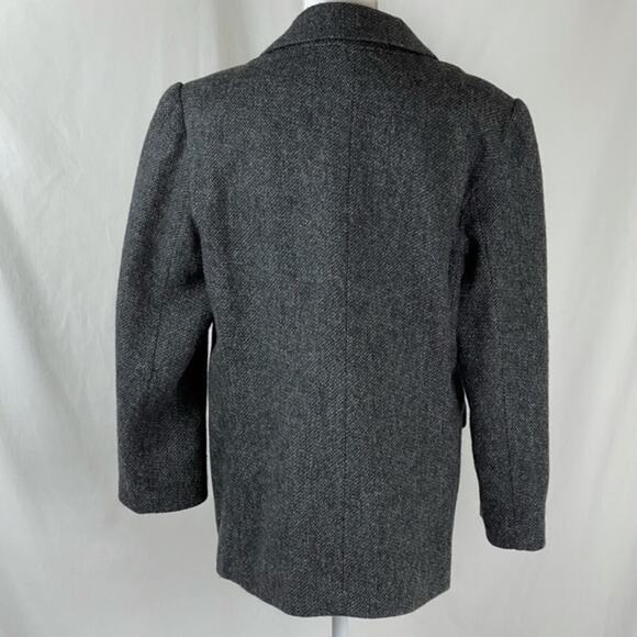 Sandro Pure Wool Career Office Dark Academia Jacket Blazer NWOT Size 16P - Picture 5 of 10